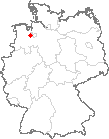 Karte Hude (Oldenburg)